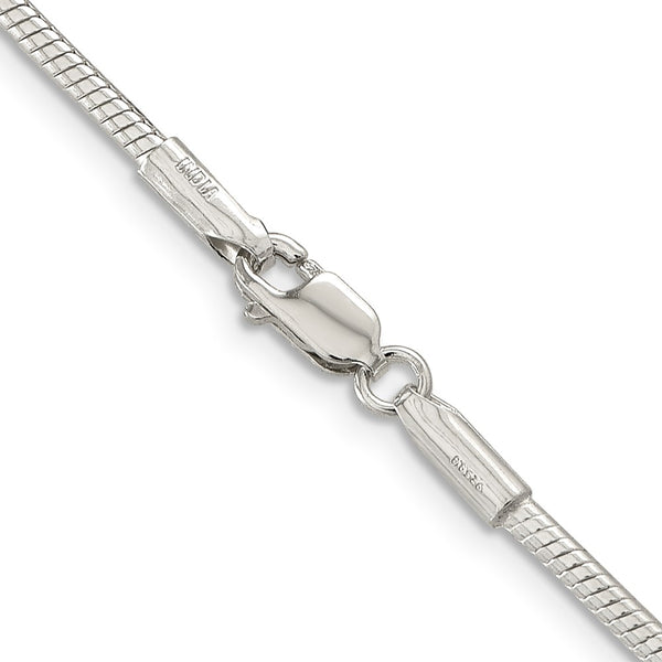 Sterling Silver 2mm Snake Chain