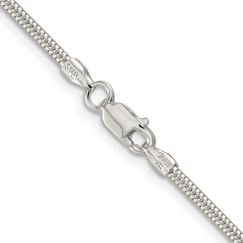 Sterling Silver 2mm Round Snake Chain