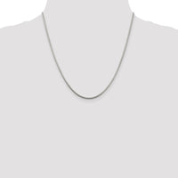 Sterling Silver 2mm Round Snake Chain