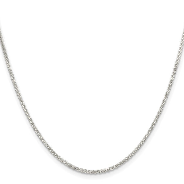 Sterling Silver 1.6mm Round Spiga Chain