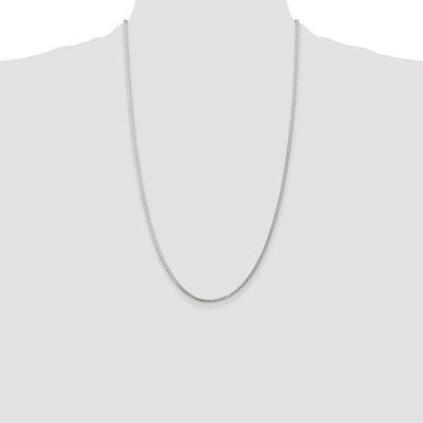 Sterling Silver 1.75mm Round Spiga Chain