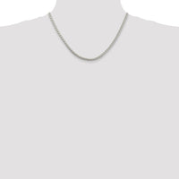 Sterling Silver 4mm Round Spiga Chain