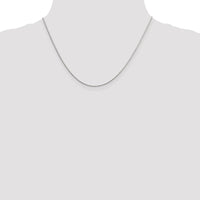 Sterling Silver 1.25mm Diamond-cut Round Spiga Chain w/2in ext.