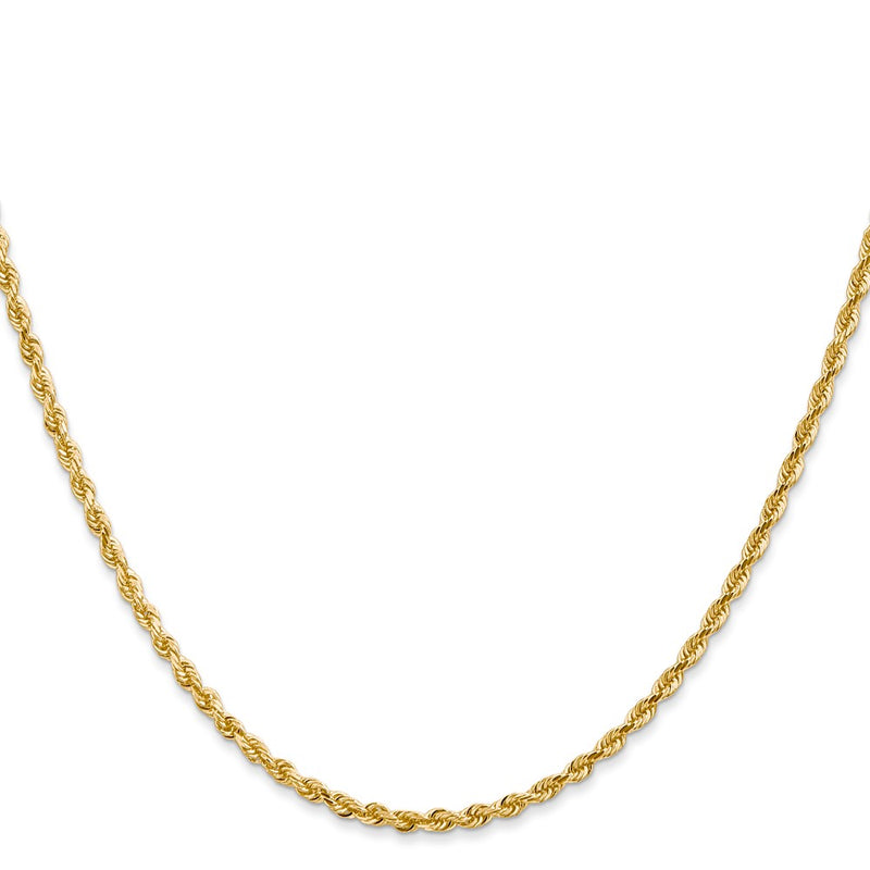 14k 2.25mm D/C Quadruple Rope Chain