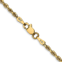 14k 2.25mm D/C Quadruple Rope Chain