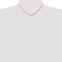 14k 2.25mm D/C Quadruple Rope Chain