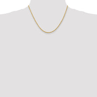 14k 2.25mm D/C Quadruple Rope Chain