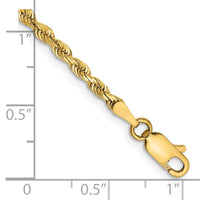 14k 2.75mm D/C Quadruple Rope Chain