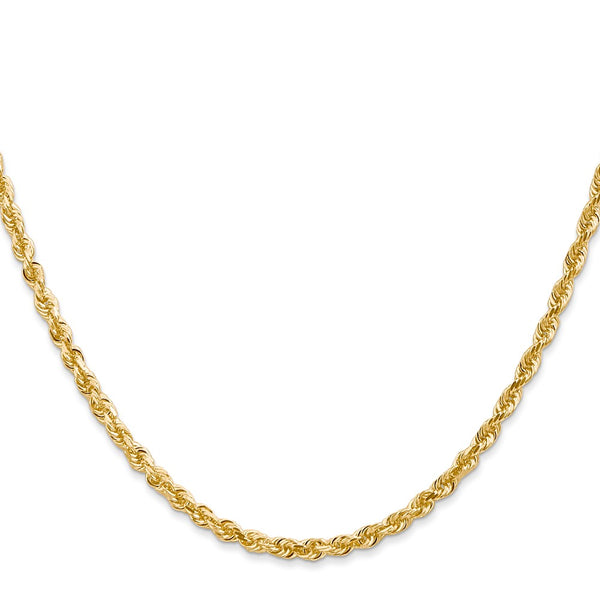 14k 3.0mm D/C Quadruple Rope Chain
