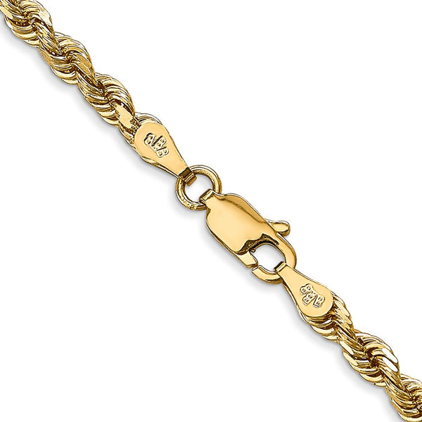 14k 3.35mm D/C Quadruple Rope Chain