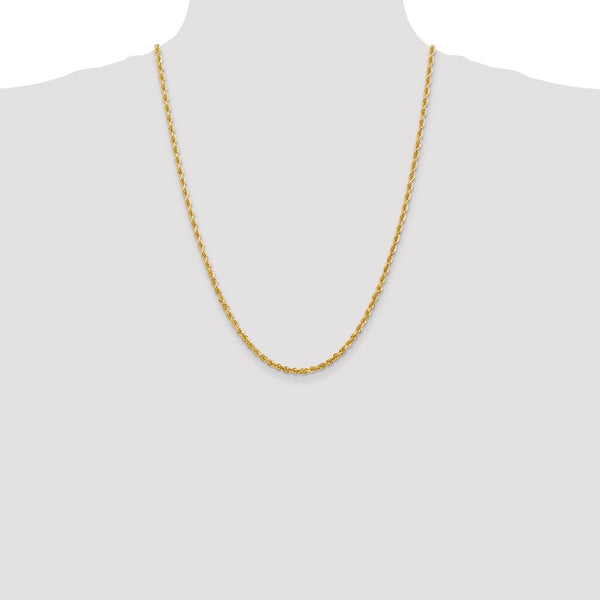 14k 3.35mm D/C Quadruple Rope Chain