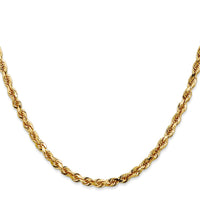 14k 4mm D/C Quadruple Rope Chain