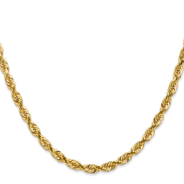 14k 4.5mm D/C Quadruple Rope Chain