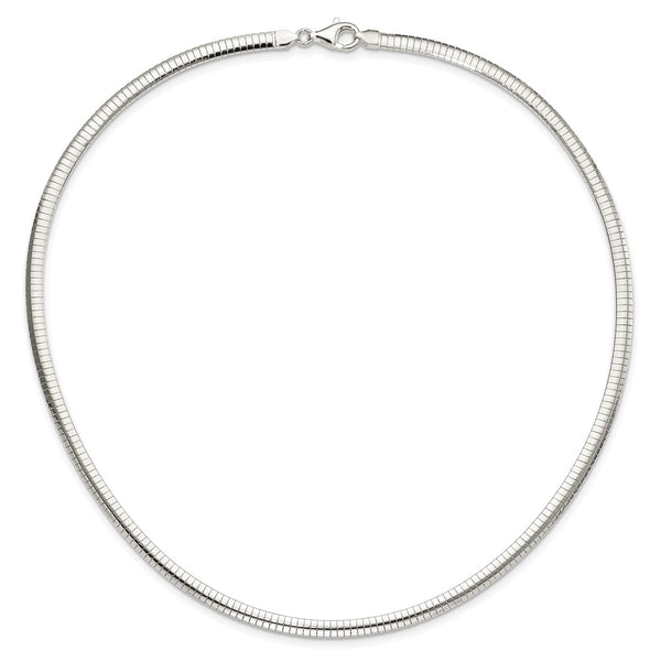 Sterling Silver 4mm Cubetto Necklace
