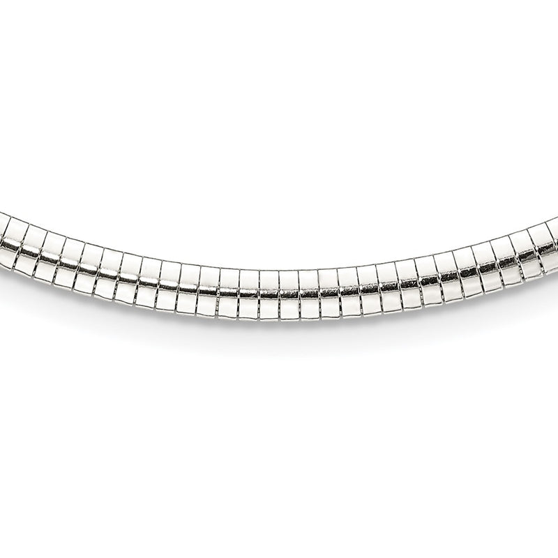 Sterling Silver 4mm Cubetto Necklace