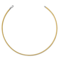 Sterling Silver Flash Gold-plated Reversible 3mm Cubetto Chain