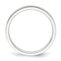 Sterling Silver 2mm Flat Size 10 Band