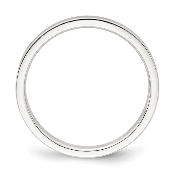 Sterling Silver 2mm Flat Size 10 Band