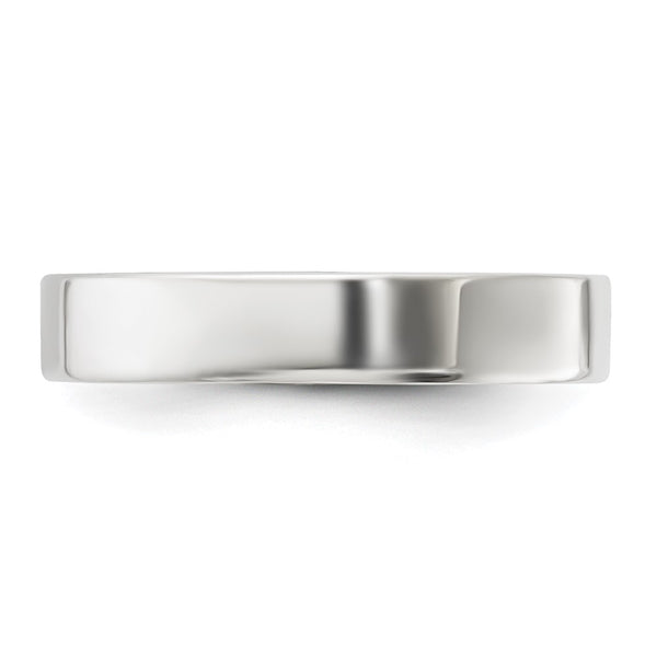 Sterling Silver 4mm Flat Size 13 Band