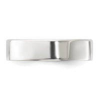 Sterling Silver 5mm Flat Size 6 Band