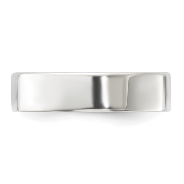 Sterling Silver 5mm Flat Size 6 Band
