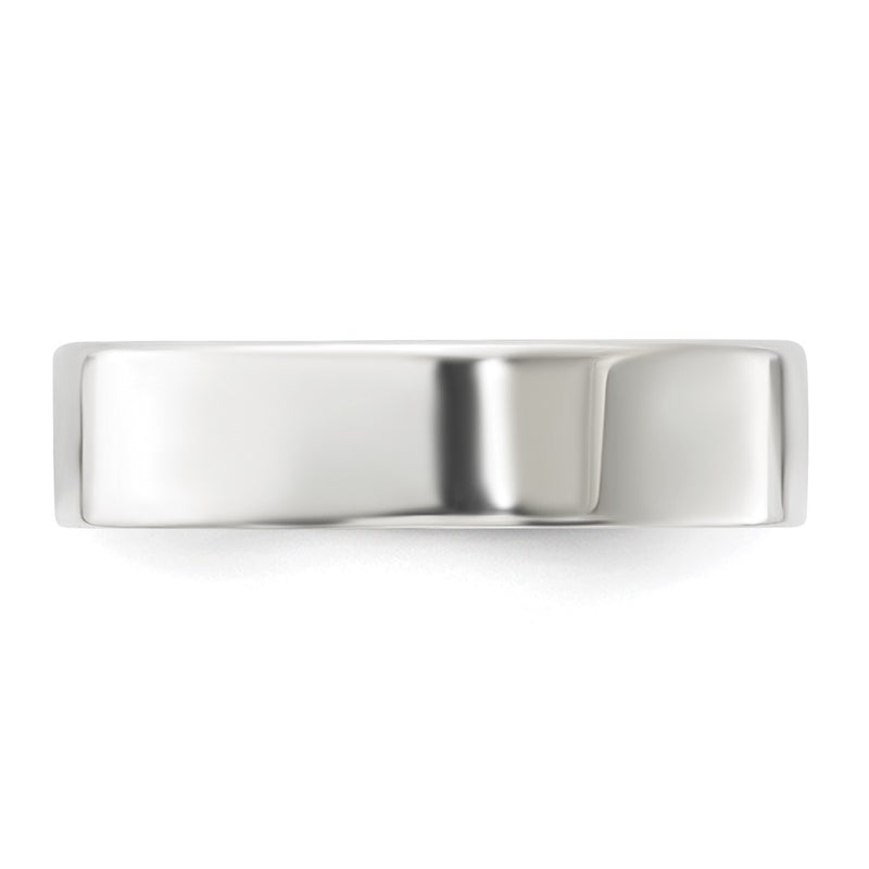 Sterling Silver 5mm Flat Size 12 Band
