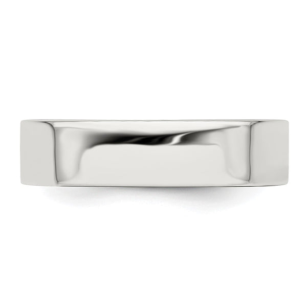 Sterling Silver 5mm Flat Size 12 Band