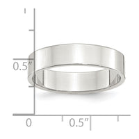 Sterling Silver 5mm Flat Size 4 Band