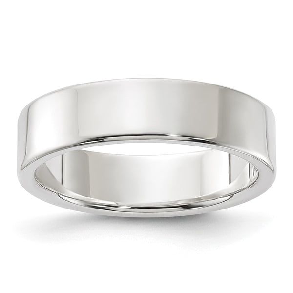 Sterling Silver 5mm Flat Size 4.5 Band