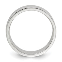Sterling Silver 6mm Flat Size 11.5 Band