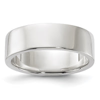 Sterling Silver 6mm Flat Size 11.5 Band