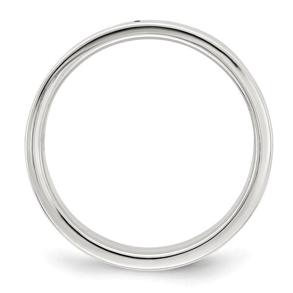 Sterling Silver 7mm Flat Size 12 Band