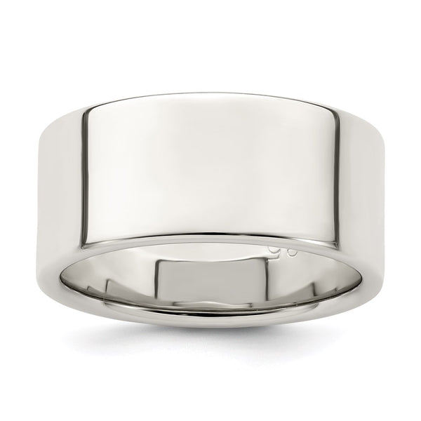 Sterling Silver 9mm Flat Size 11.5 Band