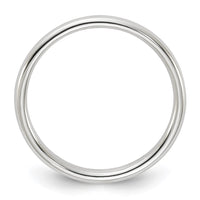 Sterling Silver 2mm Half-Round Size 5 Band