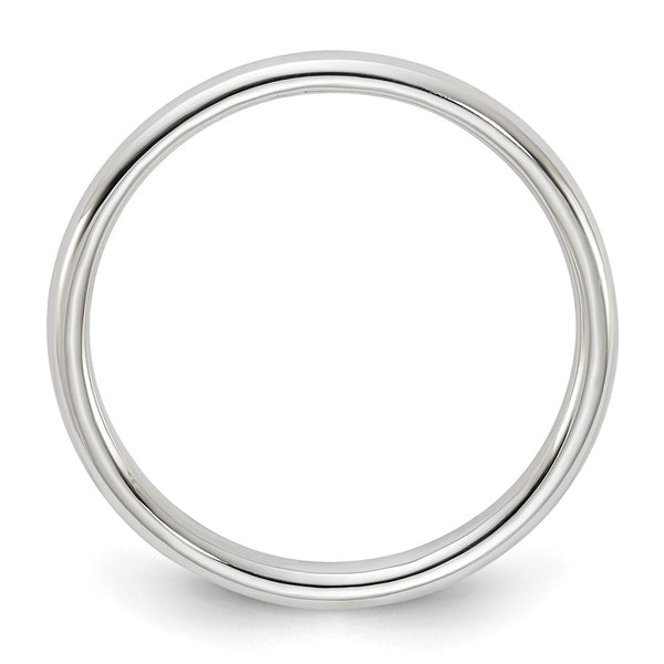 Sterling Silver 2mm Half-Round Size 5 Band