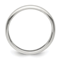 Sterling Silver 3mm Half-Round Size 11 Band