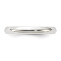 Sterling Silver 3mm Half-Round Size 11 Band