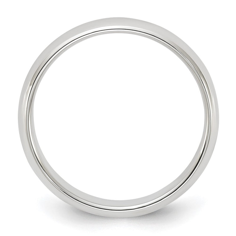 Sterling Silver 4mm Half-Round Size 6 Band