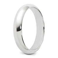 Sterling Silver 4mm Half-Round Size 6 Band