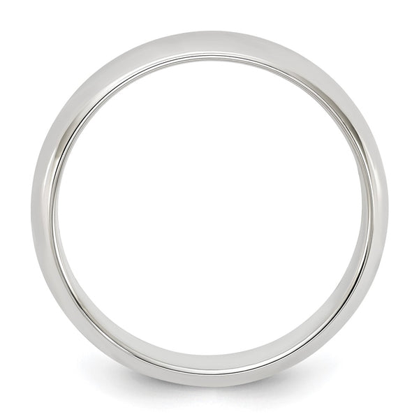 Sterling Silver 5mm Half-Round Size 11 Band