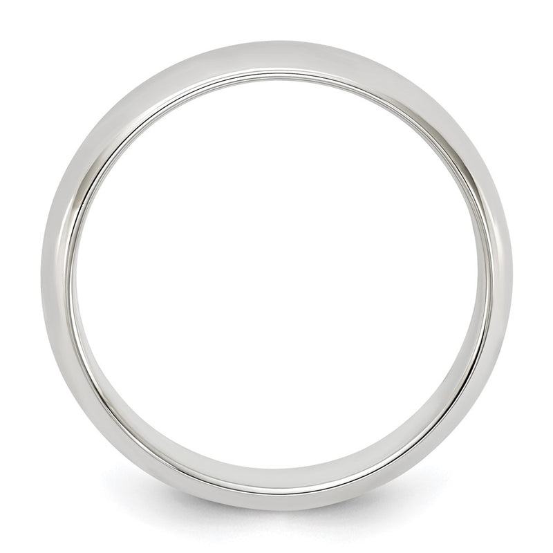 Sterling Silver 5mm Half-Round Size 11 Band