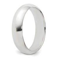 Sterling Silver 5mm Half-Round Size 11 Band