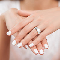 Sterling Silver 9mm Half-Round Size 9 Band