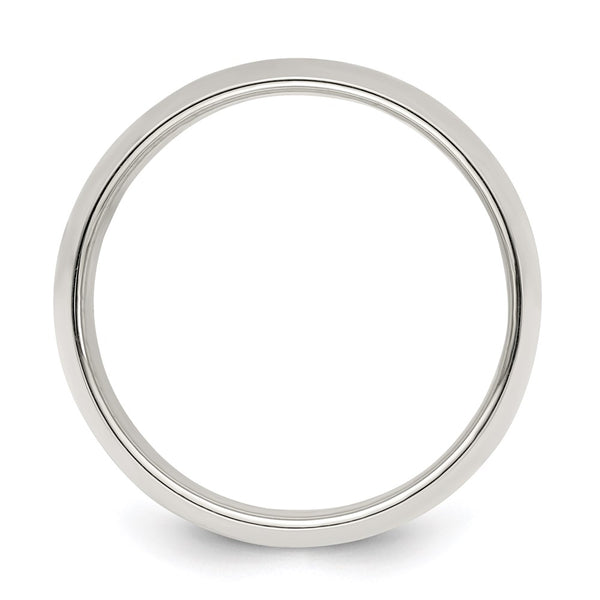 Sterling Silver 9mm Half-Round Size 5 Band