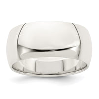 Sterling Silver 9mm Half-Round Size 5 Band