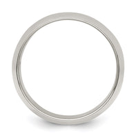Sterling Silver 10mm Half Round Size 5.5 Band