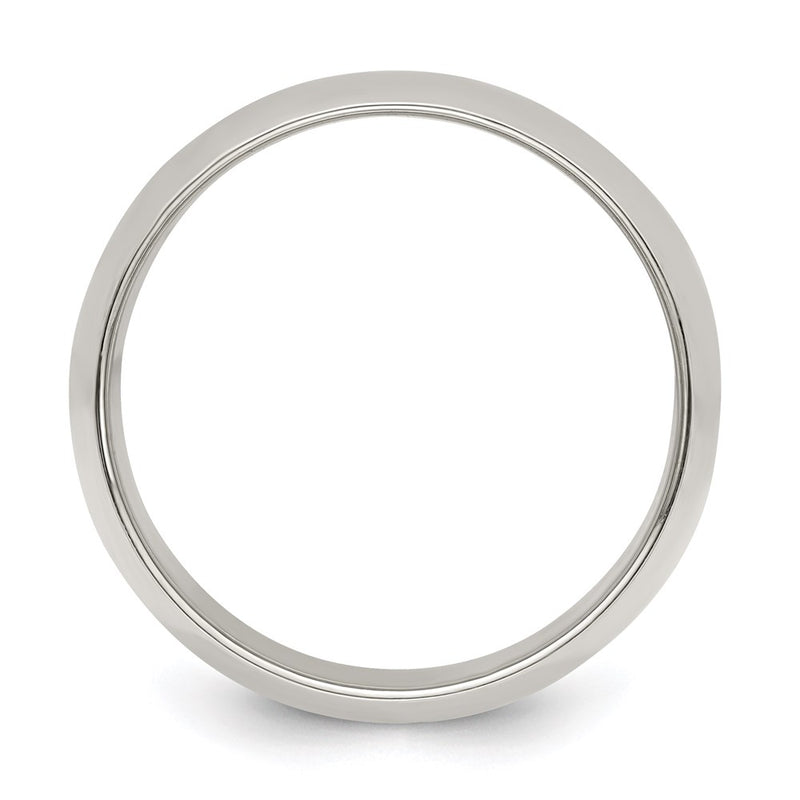 Sterling Silver 10mm Half Round Size 9 Band