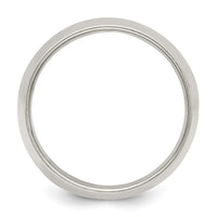 Sterling Silver 12mm Half Round Size 5.5 Band