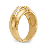 14K Men's Semi Mount Band Mounting