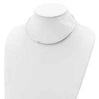 Sterling Silver Gold-pltd 3mm Reversible w/2in ext Cubetto Chain
